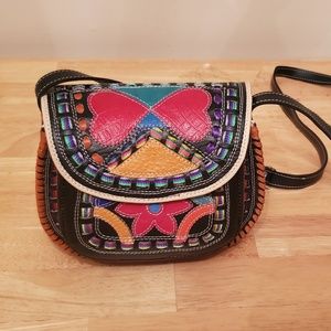 Crossbody purse, leather purse, shoulder bag, cell